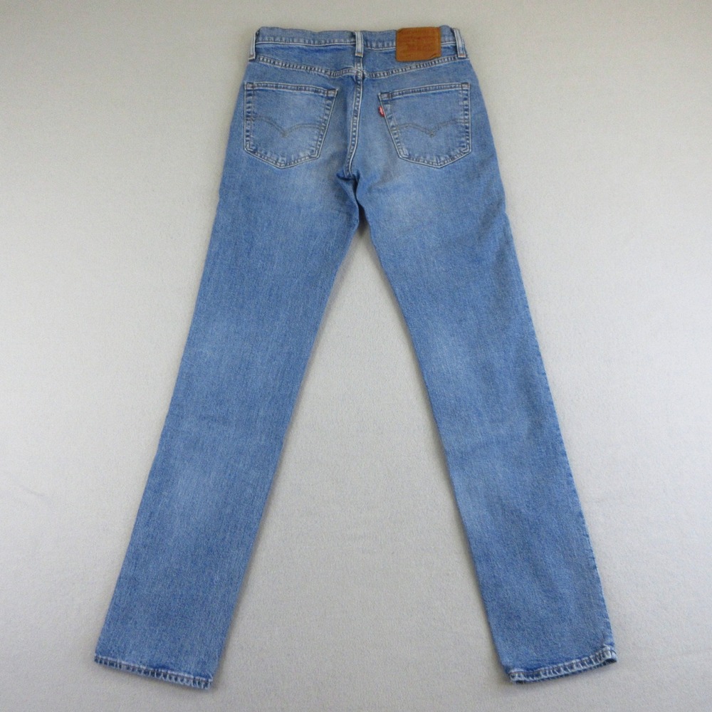 Levi's 511 Jeans Mens 30x34 (Actual 30x32) Blue Slim Premium Stretch Denim - Picture 2 of 11
